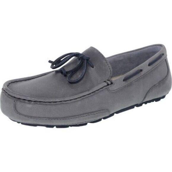 UGG Australia Chester 1004247 Men's Gray Leather Slip On Casual Shoes UGG69 - Picture 1 of 1